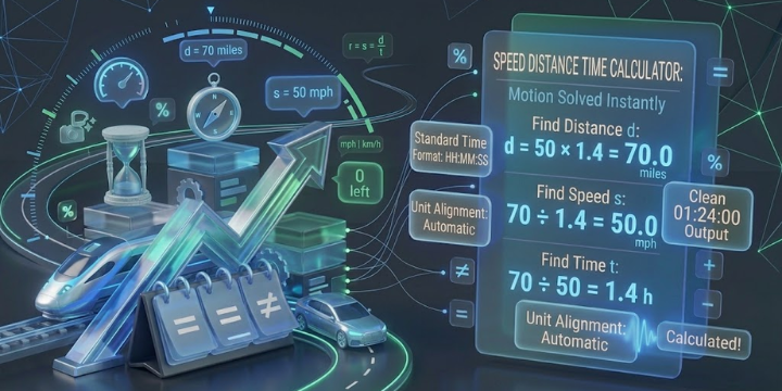 Speed Distance Time Calculator